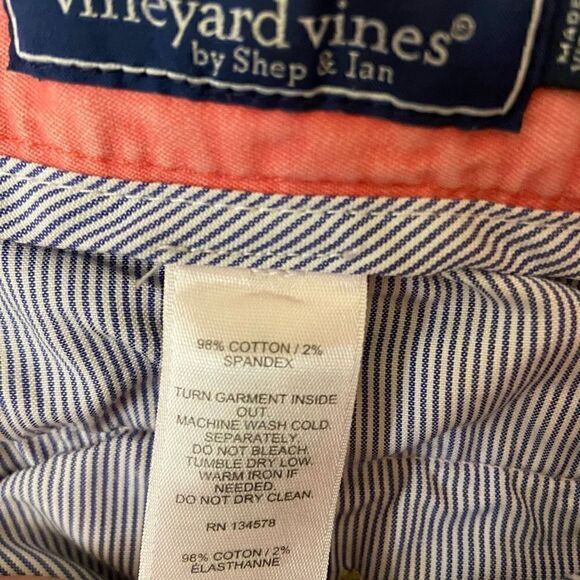 Vineyard Vines Pink Club Shorts Size 34 - Picture 4 of 5